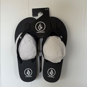 Volcom Men’s Black Flip Flops